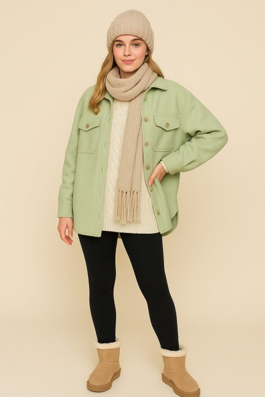 Cozy Button Down Jacket