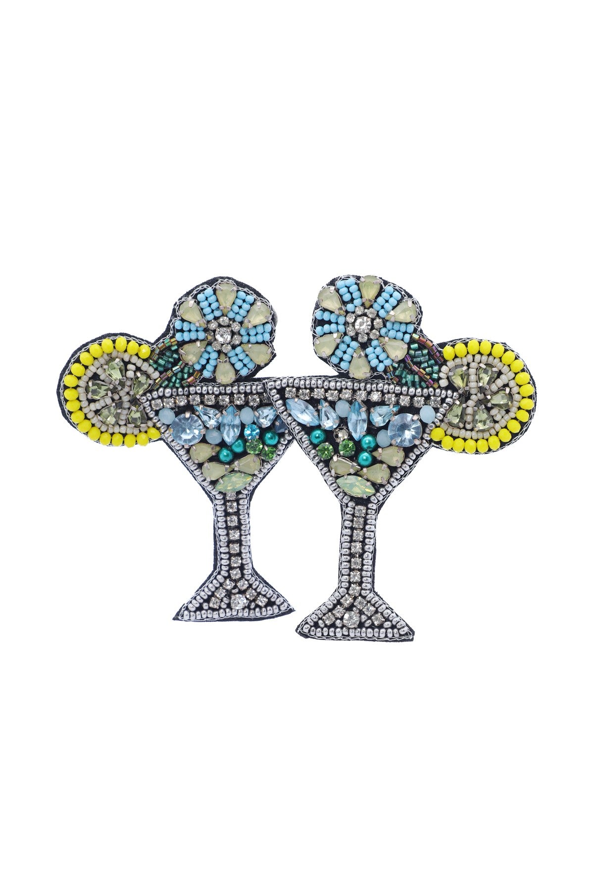 Cocktail w/ Bead Drop Earrings