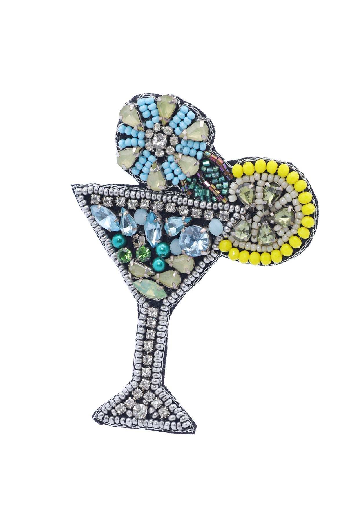 Cocktail w/ Bead Drop Earrings