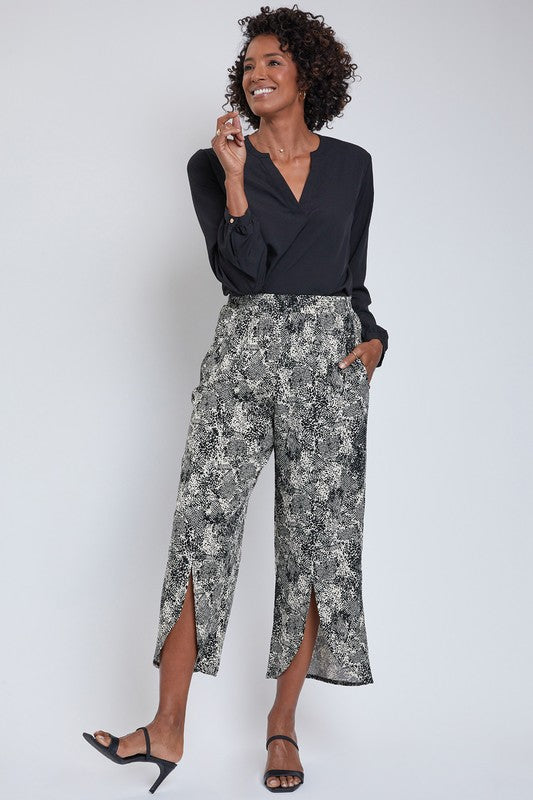 Missy Linen Lounge Pants with Front Slit