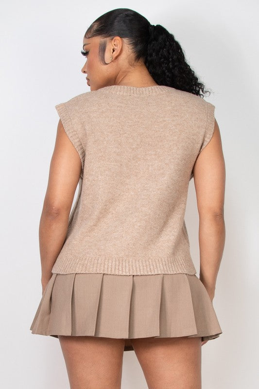 Loose-fit Woolly Sweater Vest