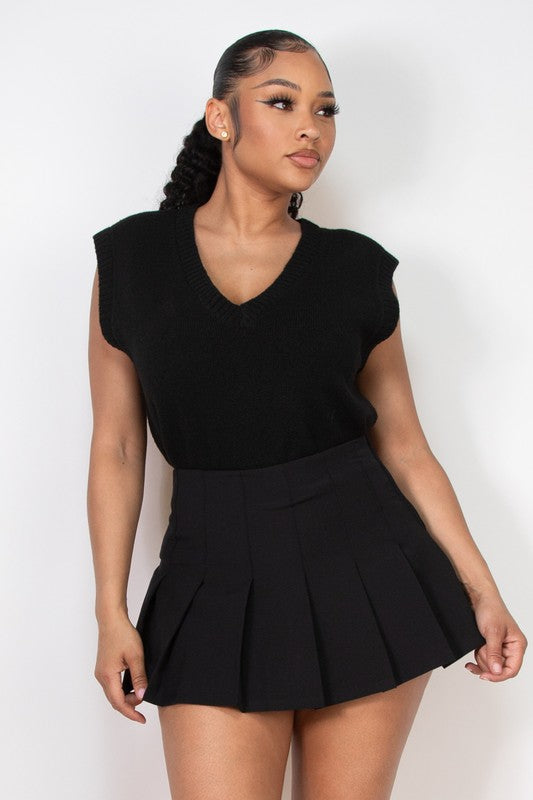 Loose-fit Woolly Sweater Vest