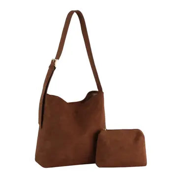 2 in 1 Faux Vegan Leather Boho Bag