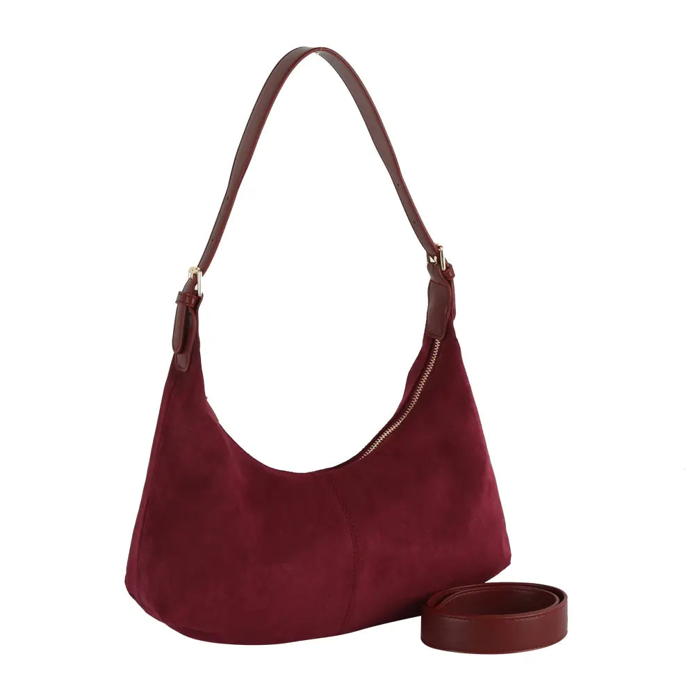 Faux Vegan Leather Shoulder Bag