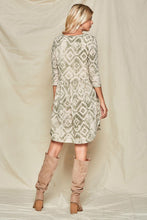 Load image into Gallery viewer, Aztec Sweater Dress
