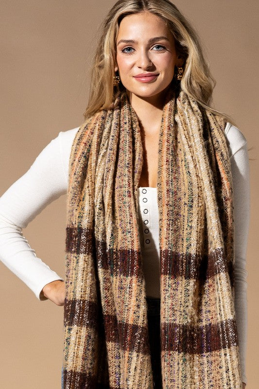 Multi Color Oblong Scarf