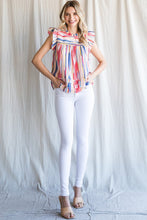 Load image into Gallery viewer, Multicolor Layered Hemline Top
