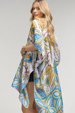 Load image into Gallery viewer, Blue Floral Kimono
