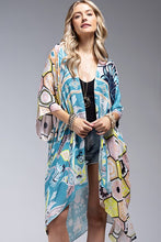 Load image into Gallery viewer, Tropical Pattern Kimono
