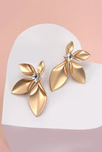 Load image into Gallery viewer, MULIT LEAF WITH RHINSTONE EARRINGS
