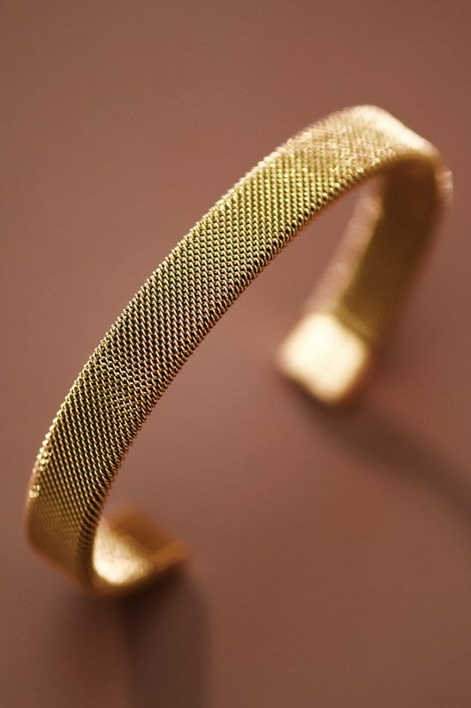 18k Waterproof Non-tarnish Stainless Steel Cuff