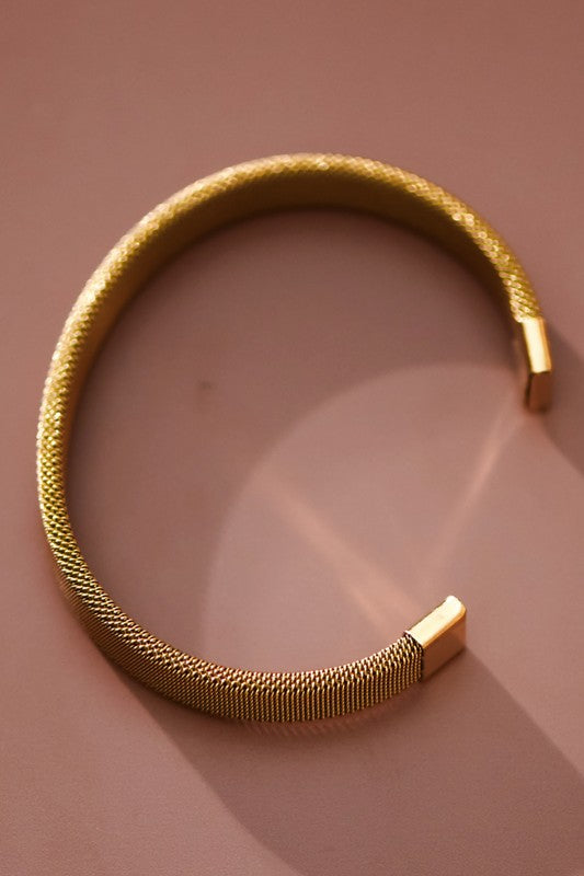 18k Waterproof Non-tarnish Stainless Steel Cuff