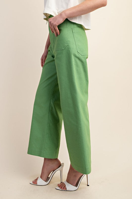 Ankle Cropped Summer Pants