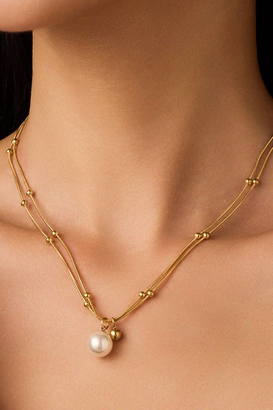 18k Non-tarnish Stainless Steel Chain Necklace
