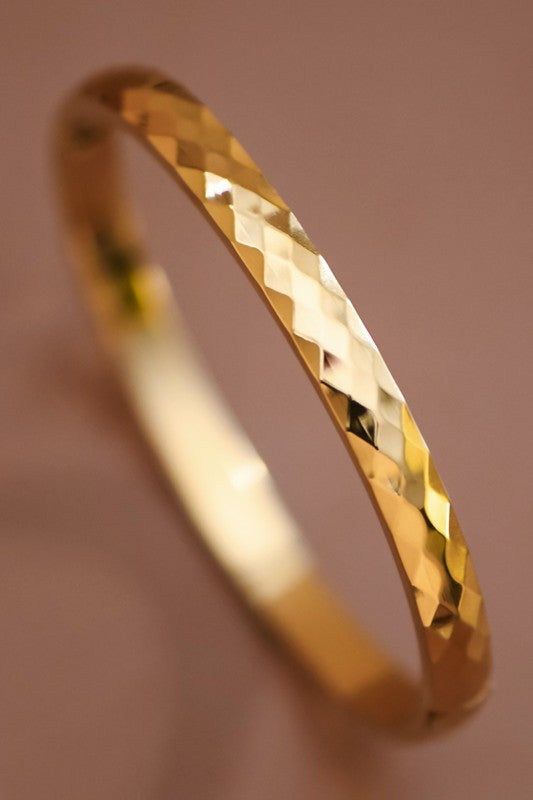 18k Waterproof Non-tarnish Stainless Steel Bangle