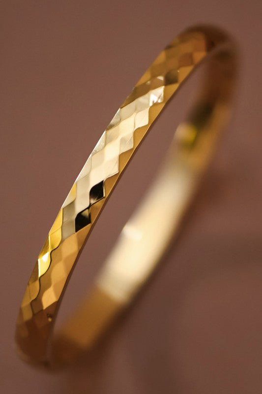 18k Waterproof Non-tarnish Stainless Steel Bangle