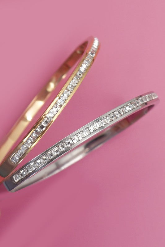18k Non-tarnish Waterproof Stainless Steel Bangle