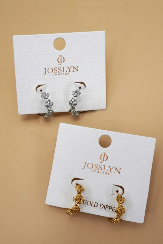 18k Stainless Steel Waterproof Tarnish Free Hoops