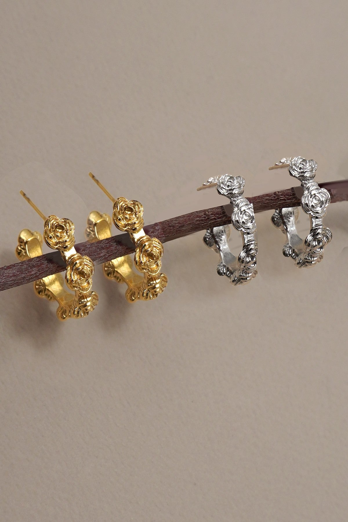 18k Stainless Steel Waterproof Tarnish Free Hoops