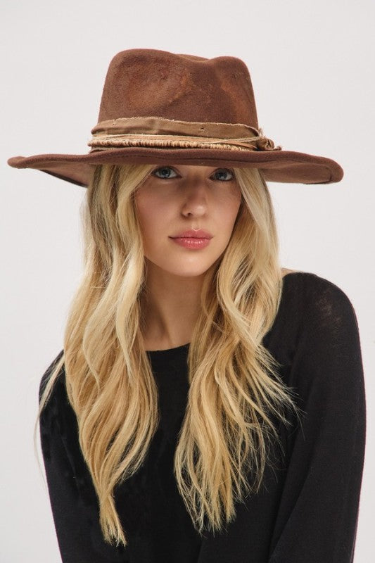 Vintage Versatile Shapeable Cowgirl & Fedora Hat