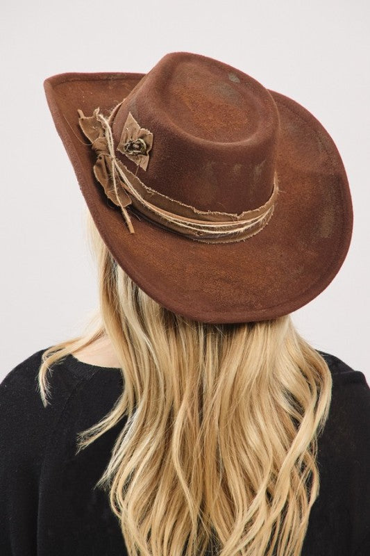 Vintage Versatile Shapeable Cowgirl & Fedora Hat