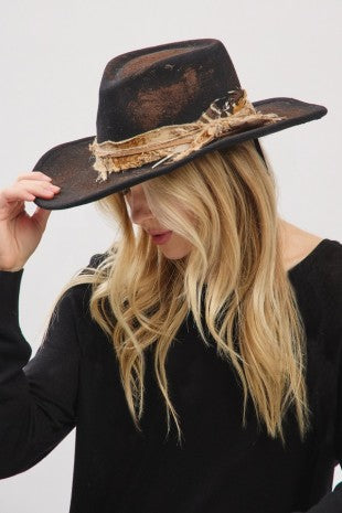 Vintage Versatile Shapeable Cowgirl & Fedora Hat