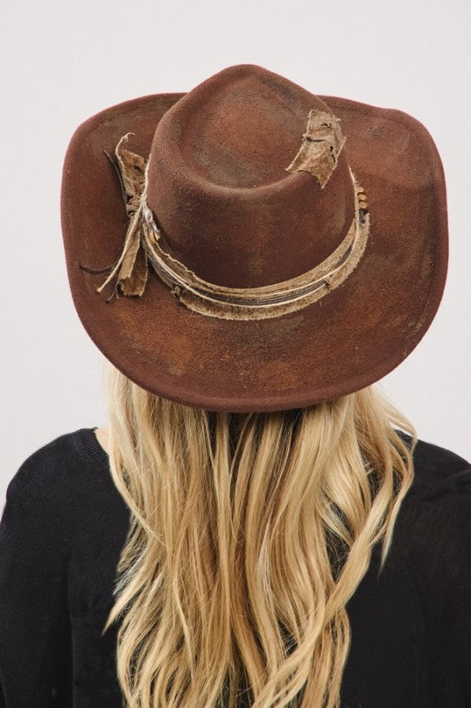 Vintage Versatile Shapeable Cowgirl & Fedora Hat