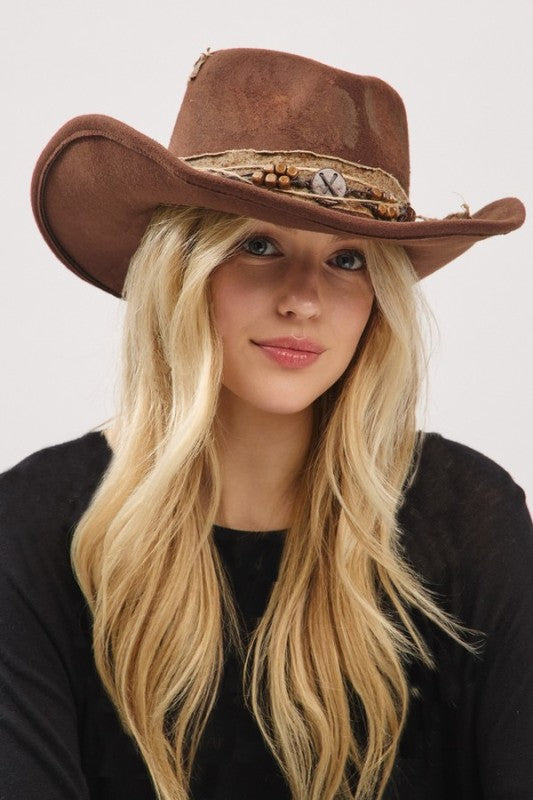 Vintage Versatile Shapeable Cowgirl & Fedora Hat