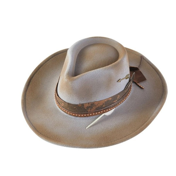 Vintage Shapeable Cowboy/fedora Hat