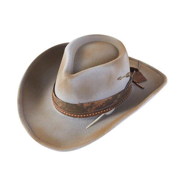 Vintage Shapeable Cowboy/fedora Hat