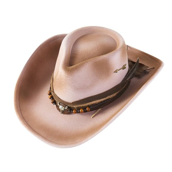 Vintage Shapeable Cowboy/fedora Hat