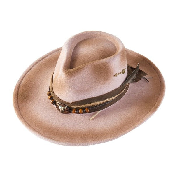 Vintage Shapeable Cowboy/fedora Hat