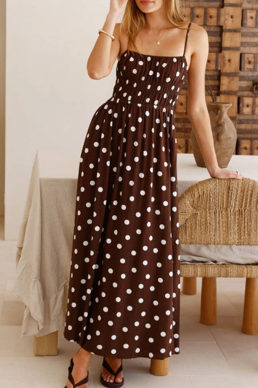 Printed Waist Cinching Holiday Dress