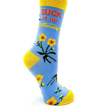 Load image into Gallery viewer, Suck It Up Buttercup Women&#39;s Crew Socks
