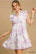Classic Toile Tiered dress