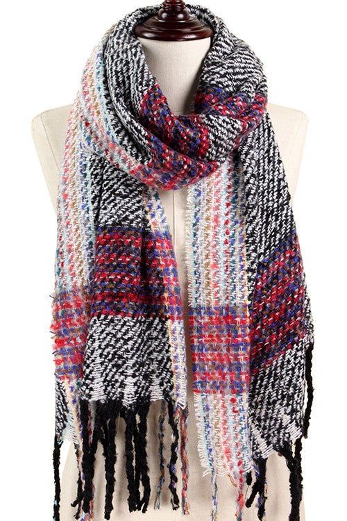 Multi Color Oblong Soft Scarf