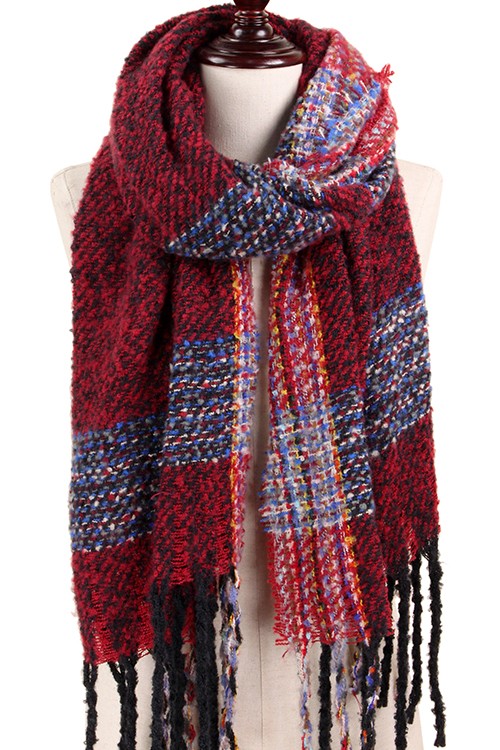 Multi Color Oblong Soft Scarf