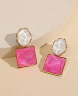 Square Drop Earrings