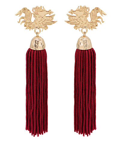 Game Day Tassel Earrings