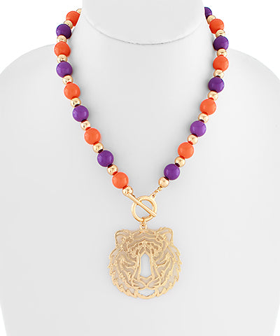Game Day Tiger Necklace
