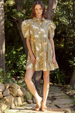 Load image into Gallery viewer, Horse Print Button-up Tiered Dress
