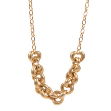 Load image into Gallery viewer, Chunky Chain Accented Worn Metal Necklace
