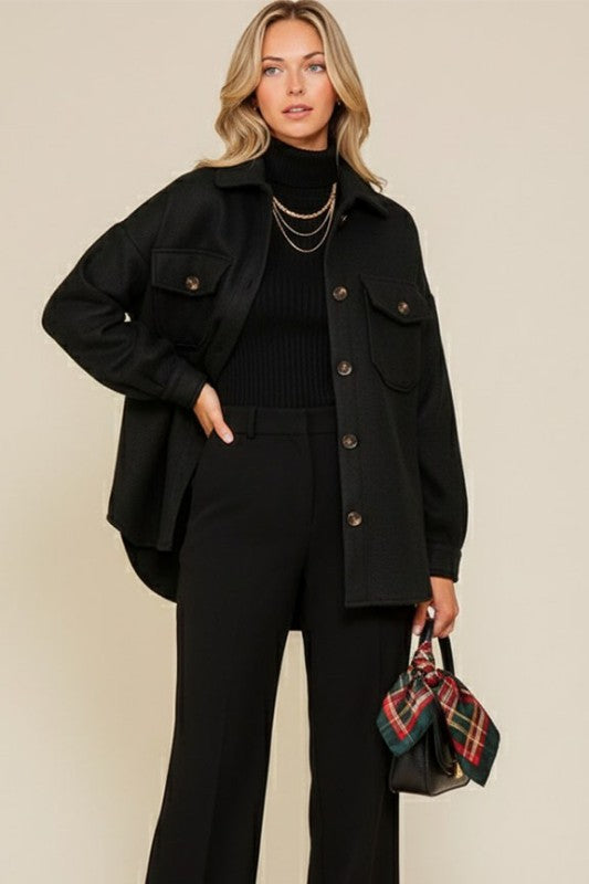 Cozy Button Down Jacket