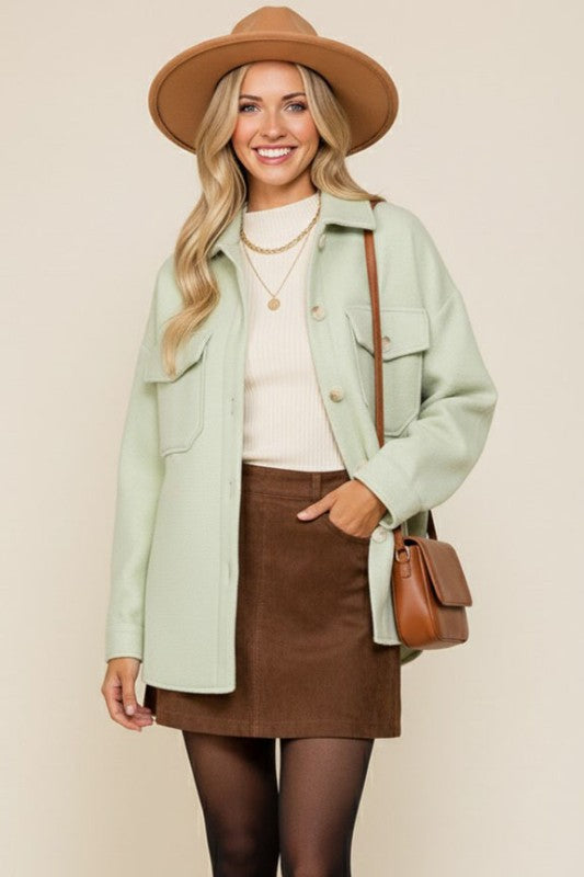 Cozy Button Down Jacket