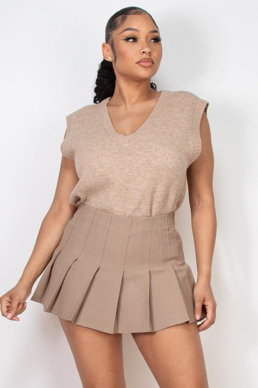 Loose-fit Woolly Sweater Vest