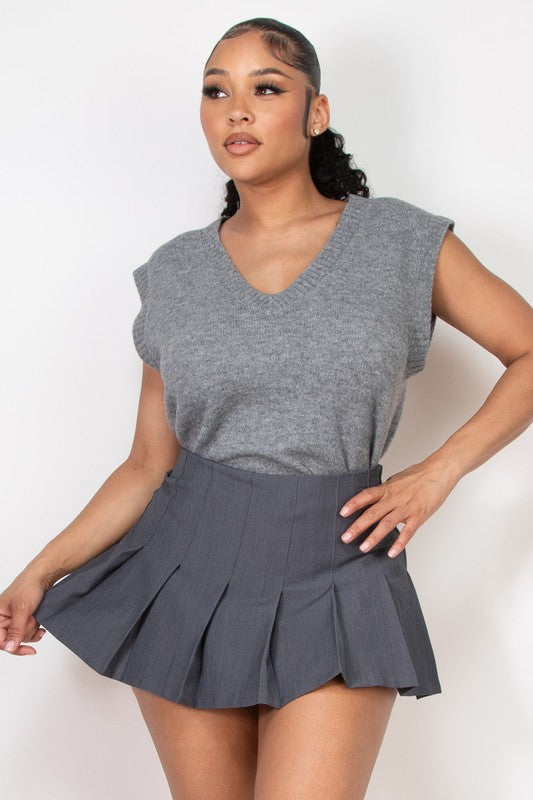 Loose-fit Woolly Sweater Vest