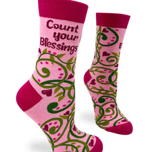 Load image into Gallery viewer, Count Your Blessings Women&#39;s Crew Socks
